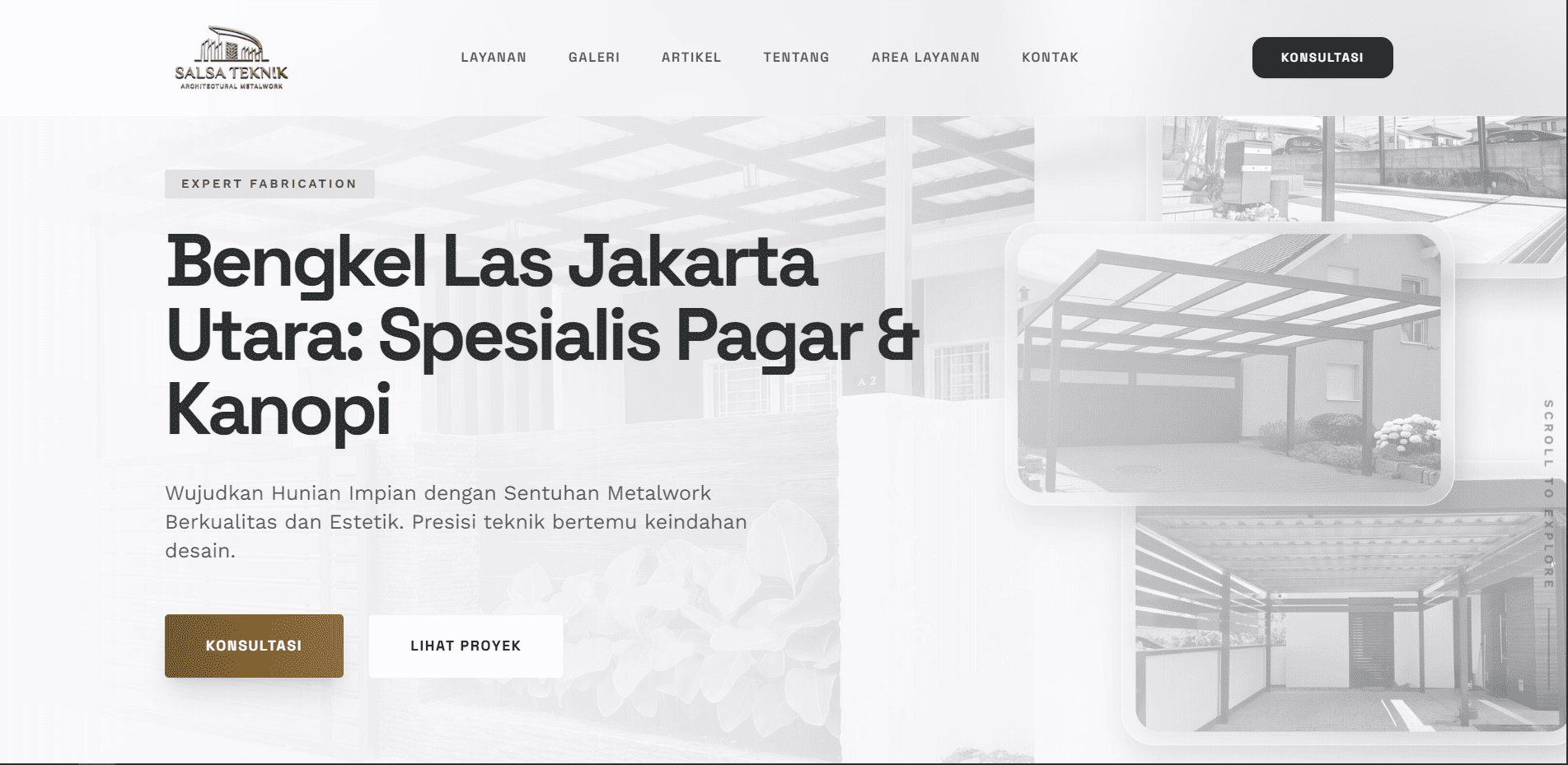 Salsa Teknik Website Preview