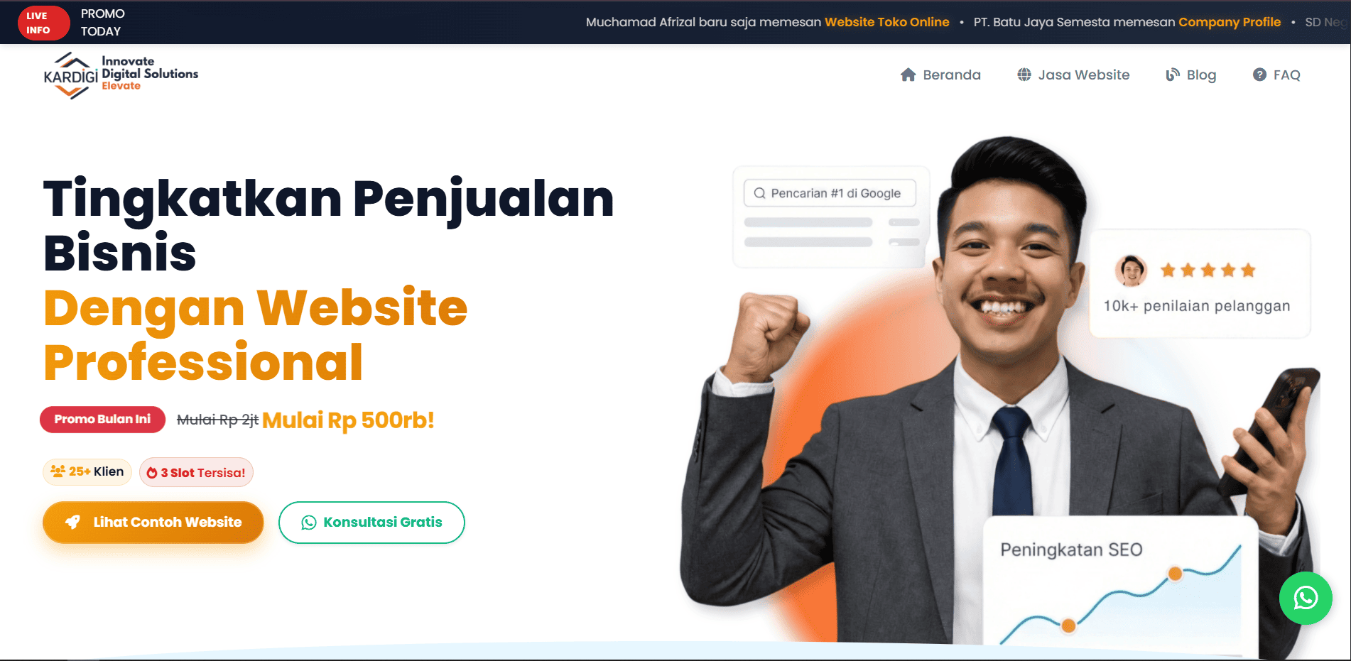 Kardigi Website Preview